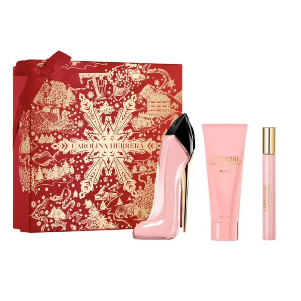 غود غيرل أحمر خدود + لوشن للجسم من Carolina Herrera Eau d…