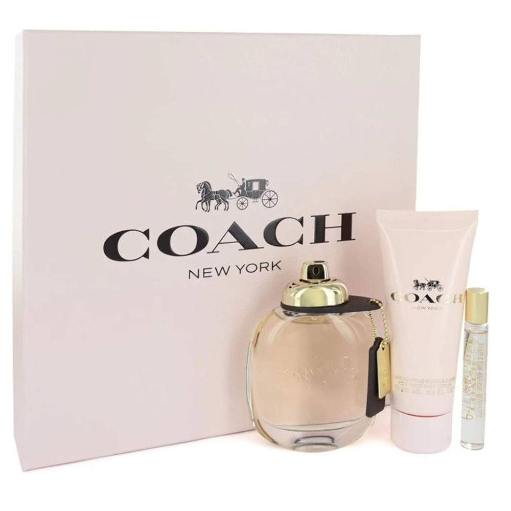 Gold + Body Lotion by Coach Parfum 3 sets | UAE