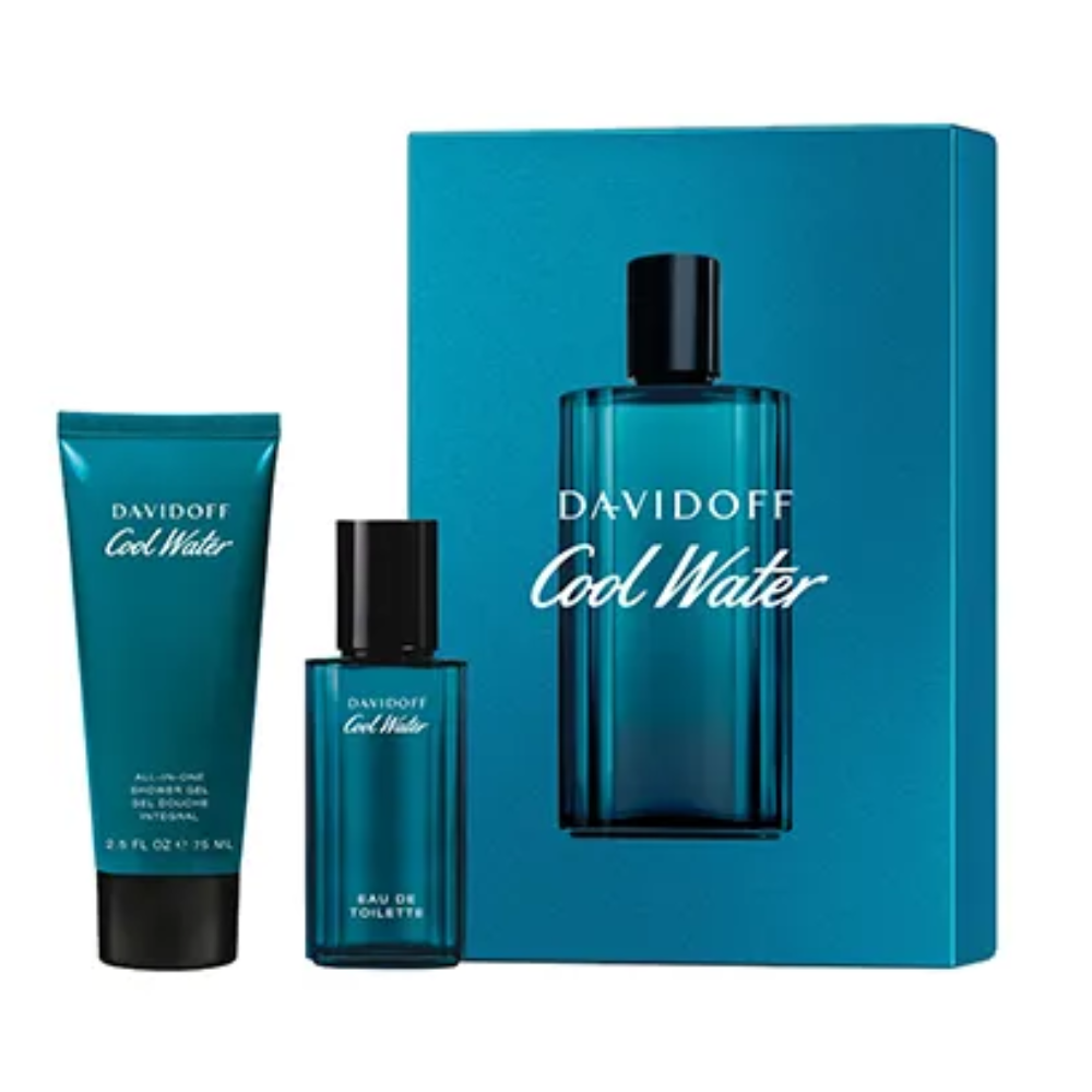 Cool Water + Shower Gel by Davidoff Eau de Toilette 2 set…
