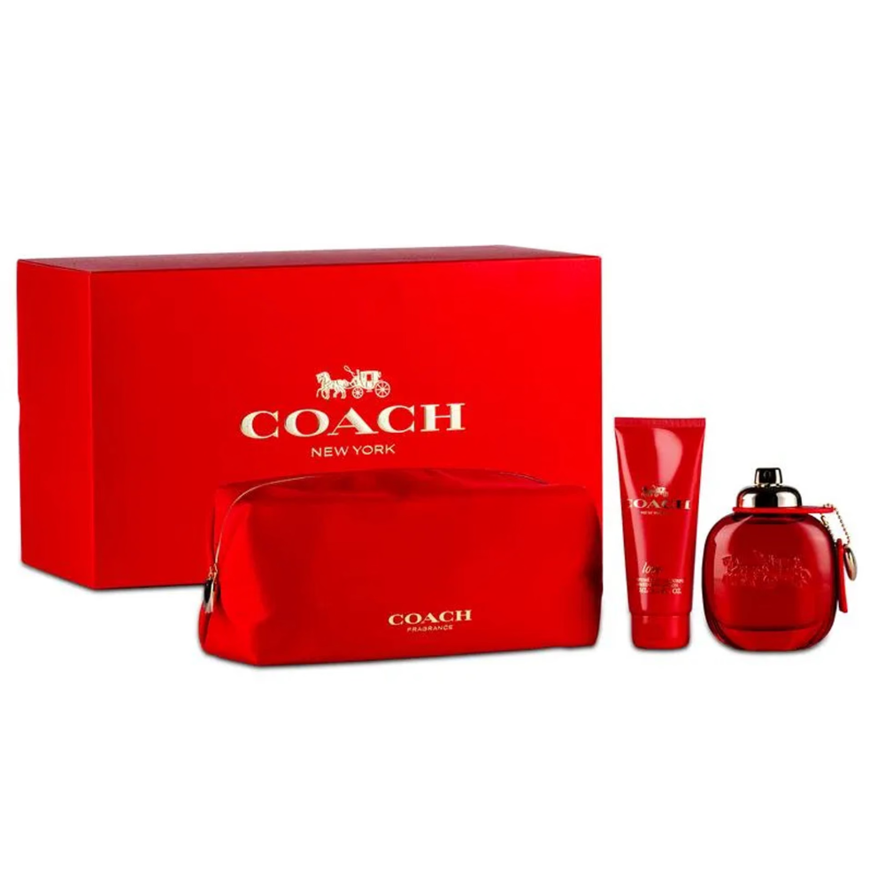 لوف + لوشن للجسم + ريد بوتش من Coach Eau de Parfum 3 sets…
