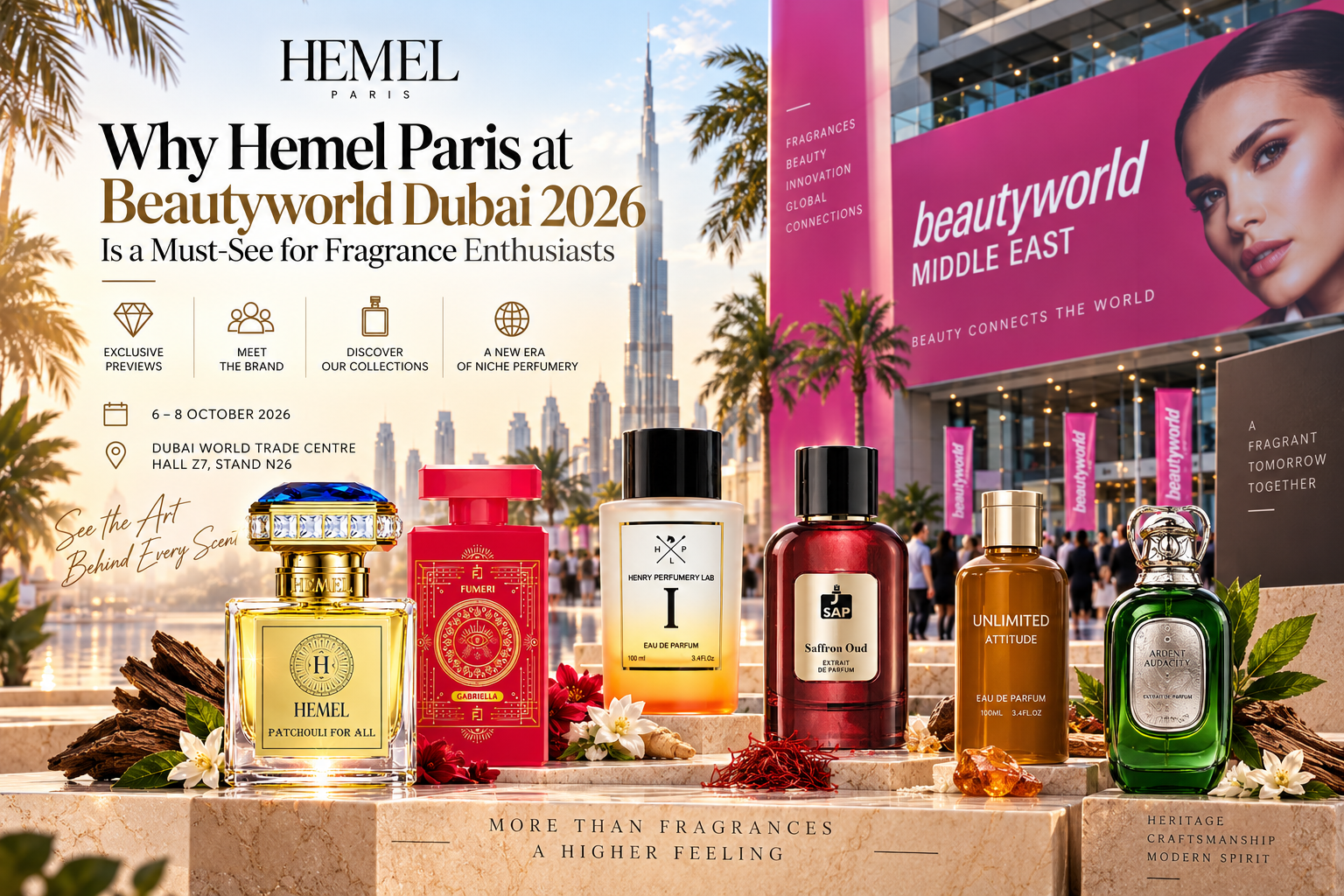 Why Hemel Paris at Beautyworld Dubai 2026 Is a Must-See for Fragrance Enthusiasts