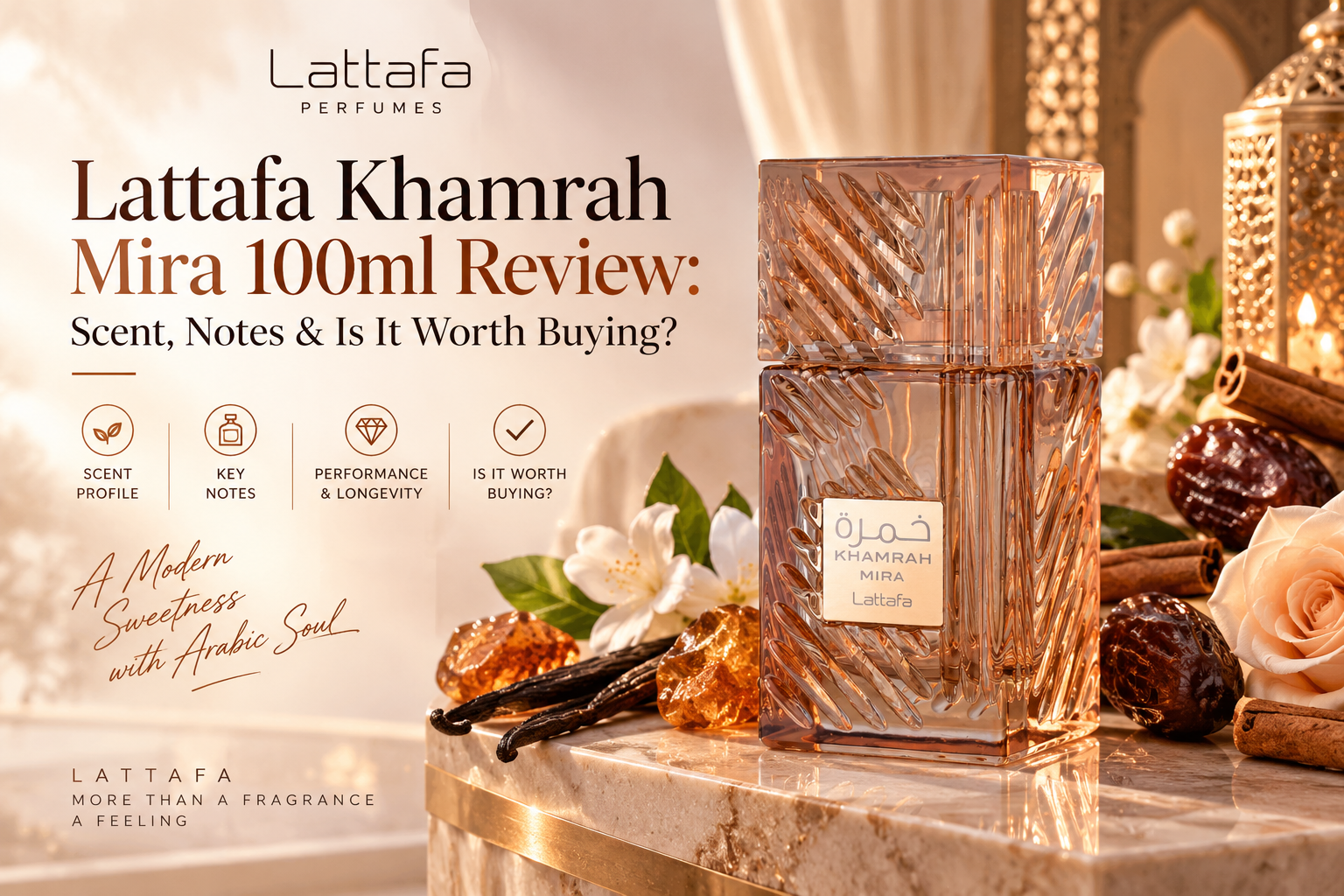 Lattafa Khamrah Mira 100ml Review: Scent, Notes & Is It Worth Buying?