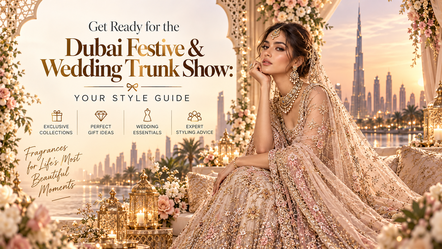 Get Ready for the Dubai Festive & Wedding Trunk Show: Your Style Guide