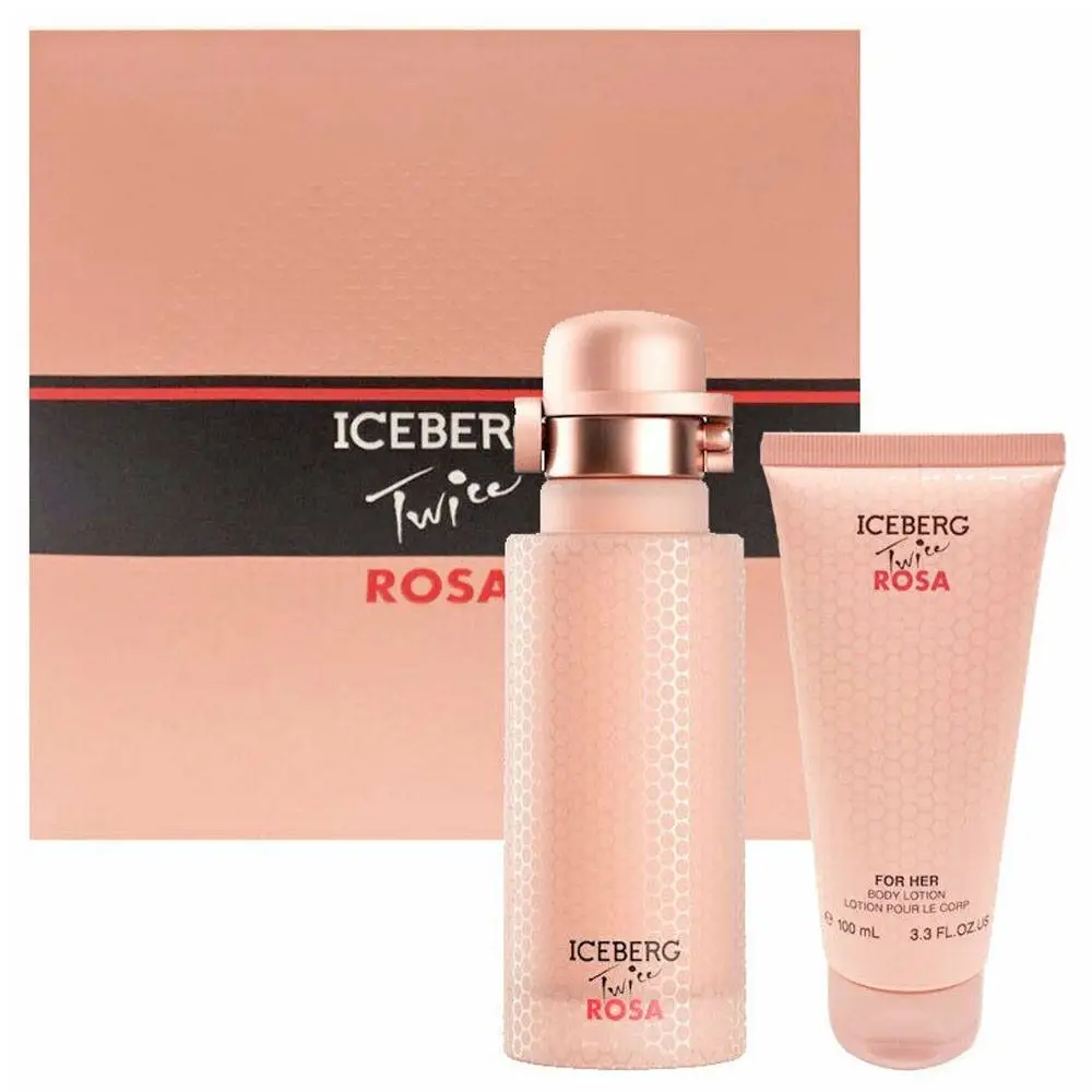 تويس روزا + لوشن للجسم من Iceberg Eau de Toilette 125 ml…