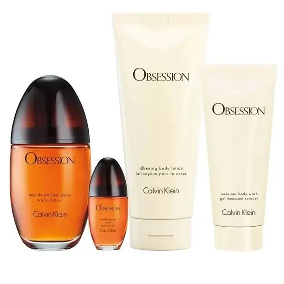 وبسيسجن + لوشن للجسم + جل استحمام من Calvin Klein Eau de…