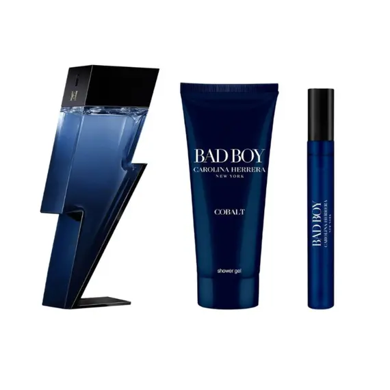 Bad Boy Cobalt Electrique + Shower Gel by Carolina Herrer…