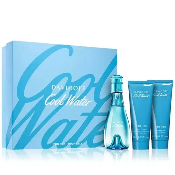 Cool Water Woman + Shower Gel + Body Lotion by Davidoff E…