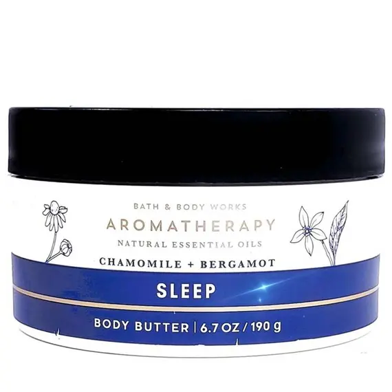 Aromatherapy Chamomile + Bergamot Sleep Body Butter Oils…