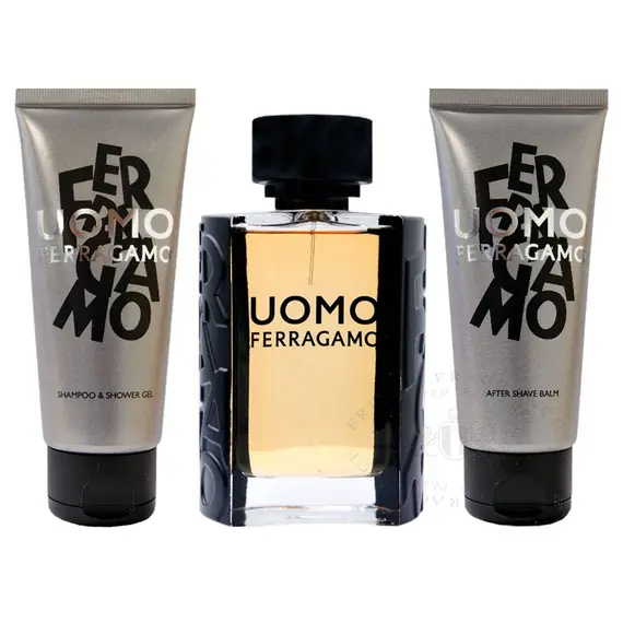 Uomo + Shampoo & Shower Gel + After Shave Balm by Salvato…