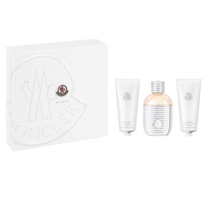 Pour Femme + Shower Gel + Body Cream by Moncler Eau de Pa…