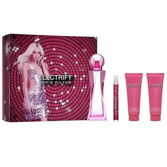 يليكتريفاي + لوشن للجسم + جل استحمام من Paris Hilton Eau…