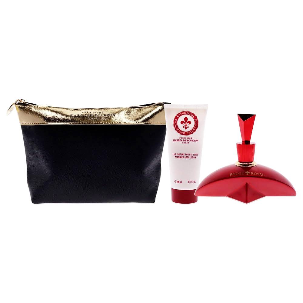 Rouge Royal + Body Lotion + Pouch by Marina De Bourbon Ea…