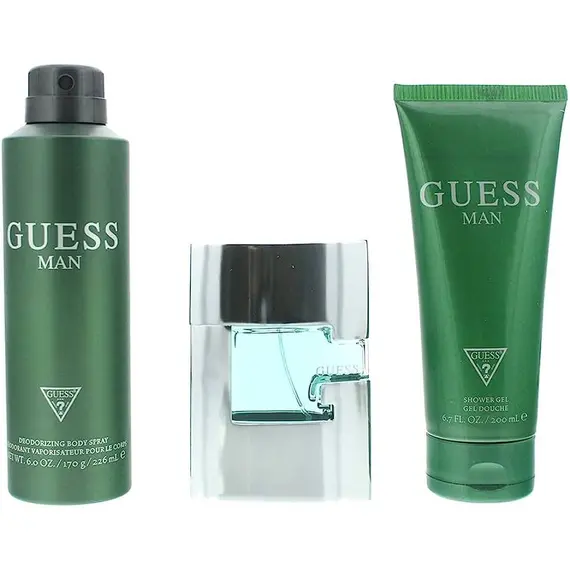 Green + Shower Gel + Body Spray by Guess Eau de Toilette…