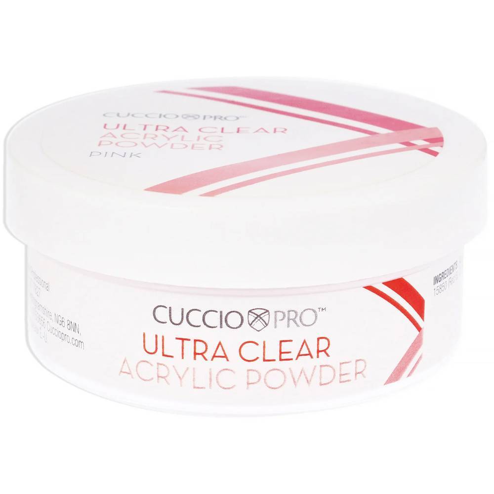 Ultra Clear Pink Acrylic Powder by Cuccio Pro 1.6 oz | UAE
