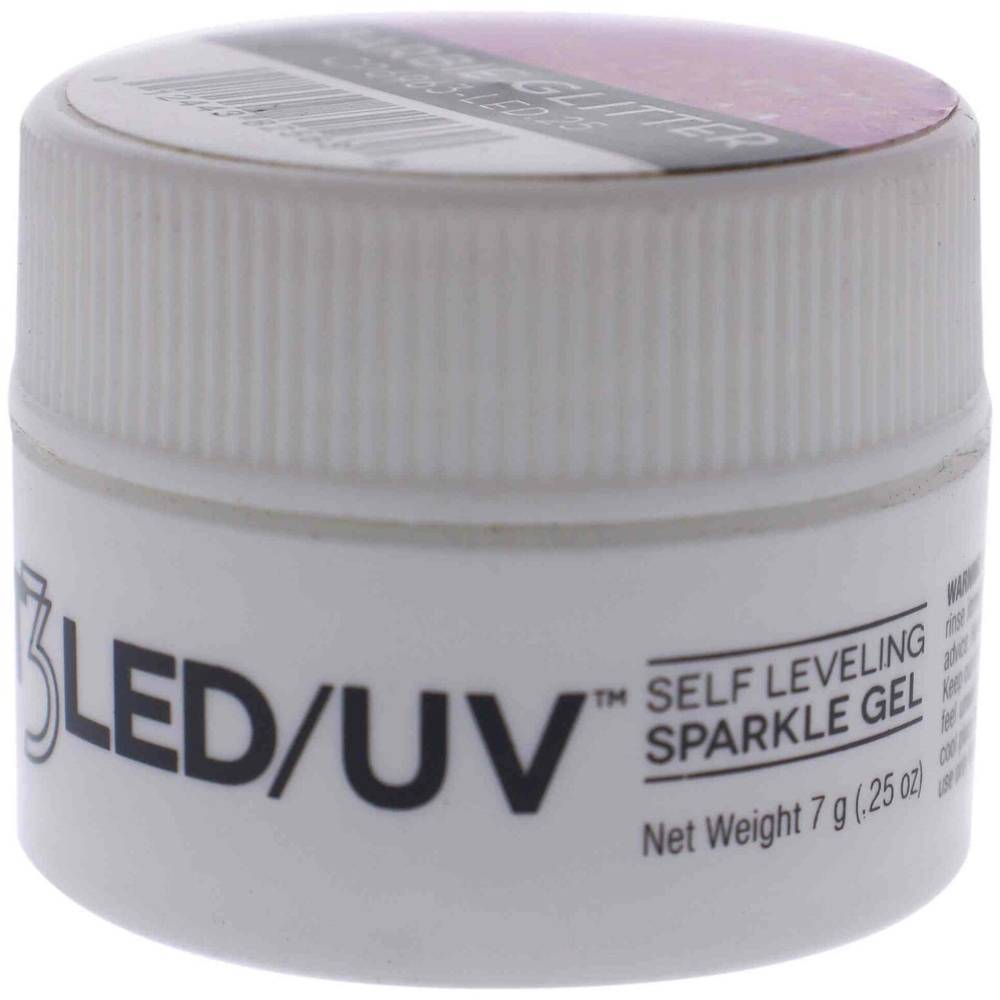 T3 Self Leveling Sparkle Gel Barbie Glitter Nail Gel by C…