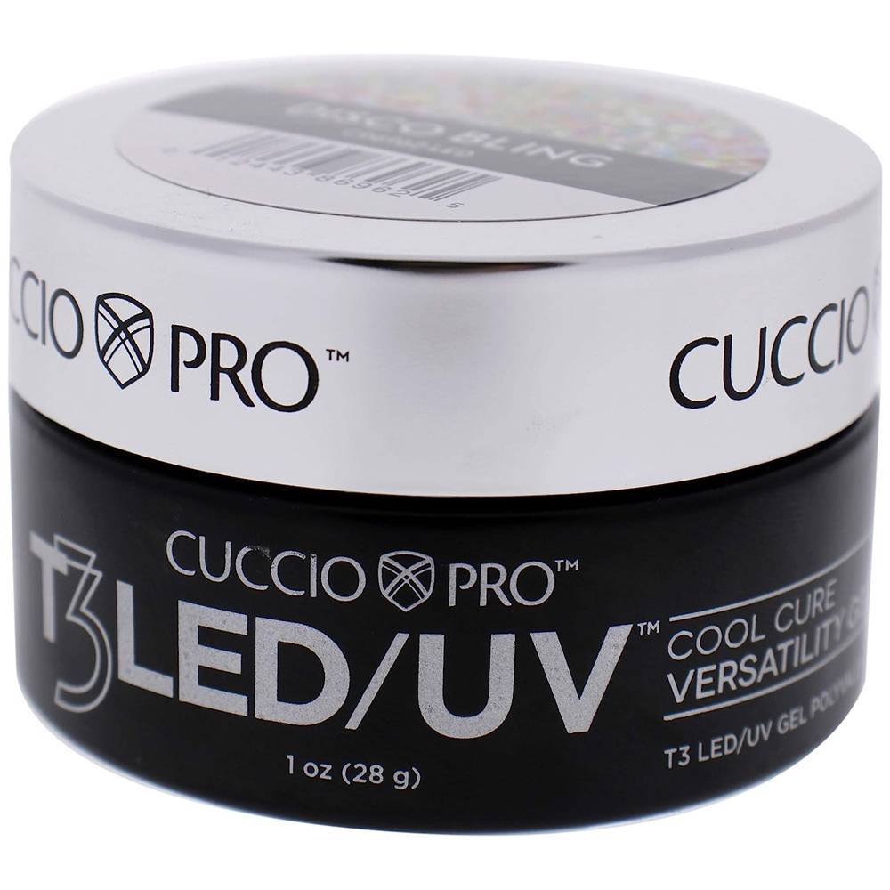 T3 Cool Cure Versatility Disco Bling Nail Gel by Cuccio P…