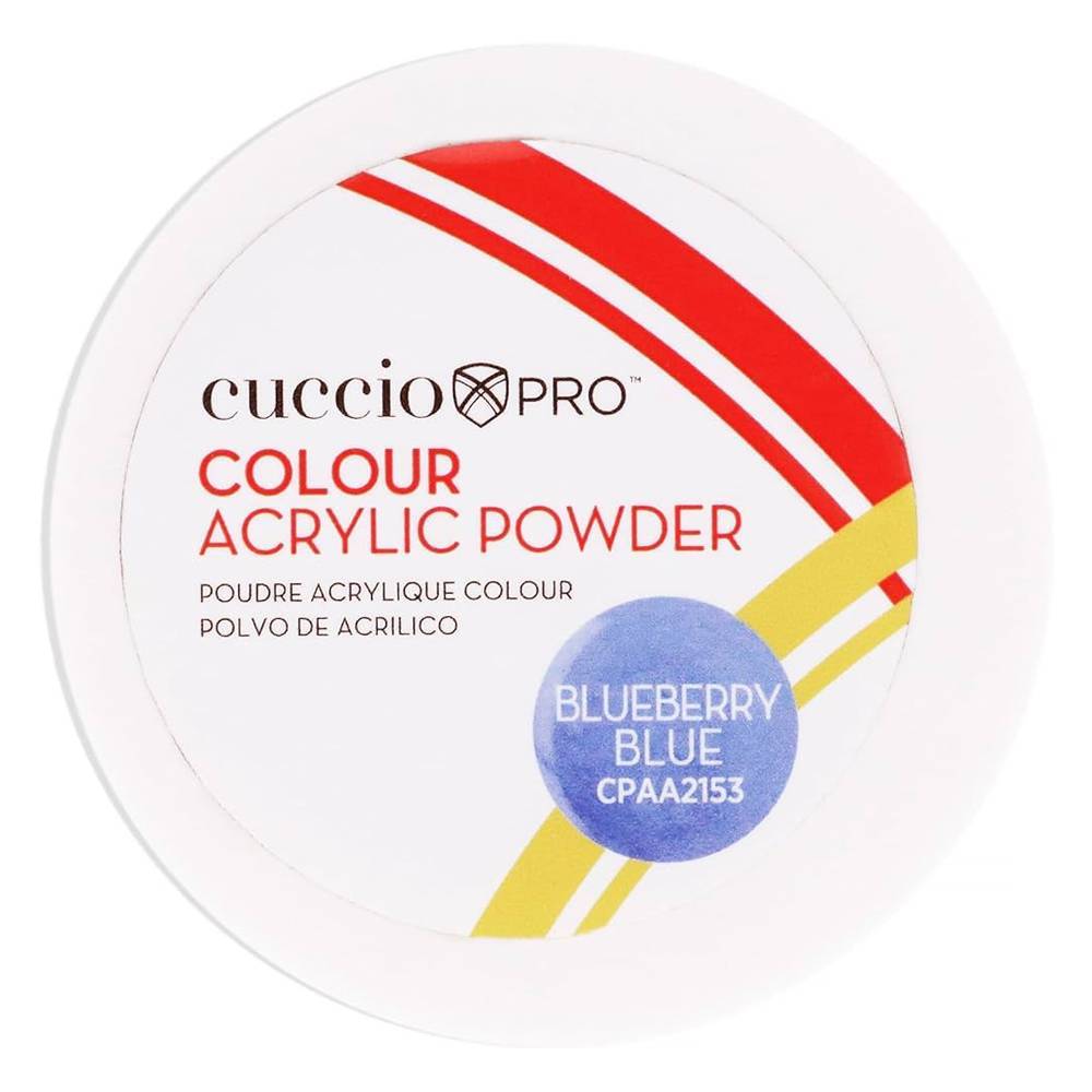 Blueberry Blue Color Acrylic Powder by Cuccio Pro 1.6 oz…