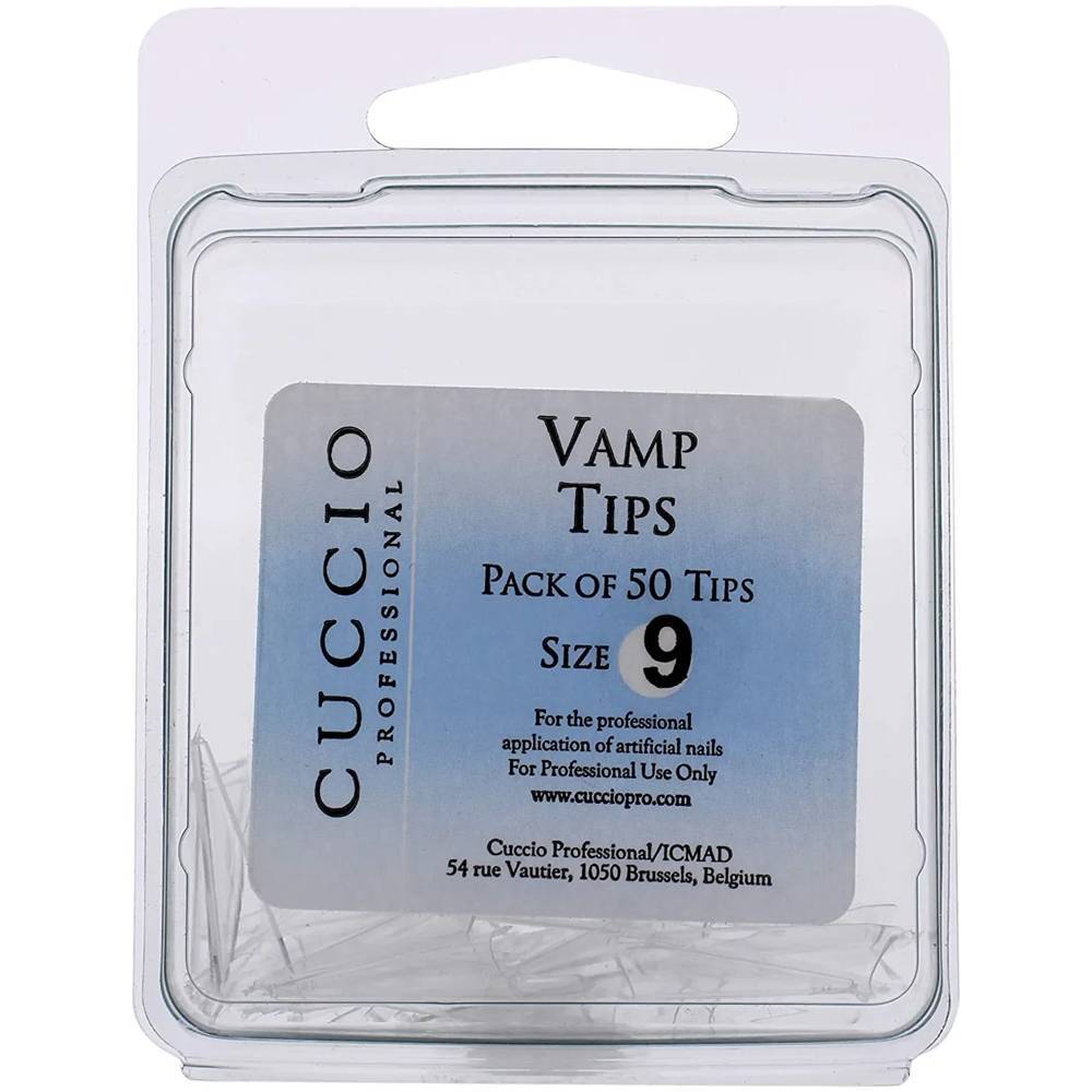 Vamp Tips 9 Acrylic Nails by Cuccio Pro 50 pcs | UAE