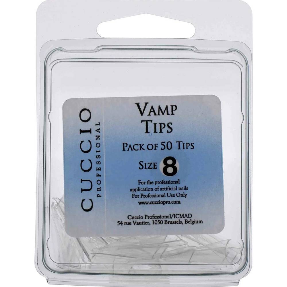 Vamp Tips 8 Acrylic Nails by Cuccio Pro 50 pcs | UAE