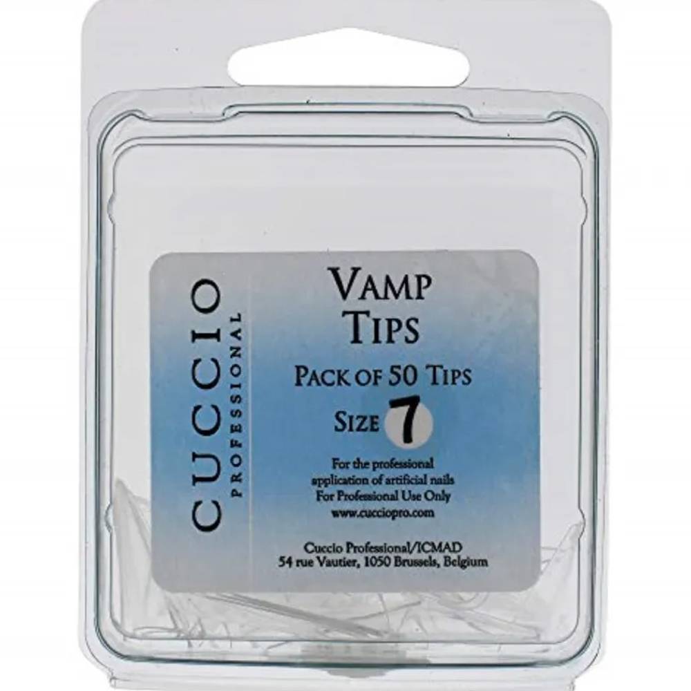 Vamp Tips 7 Acrylic Nails by Cuccio Pro 50 pcs | UAE