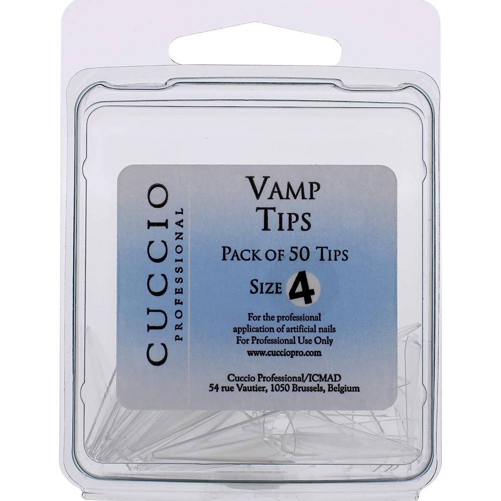 Vamp Tips 4 Acrylic Nails by Cuccio Pro 50 pcs | UAE