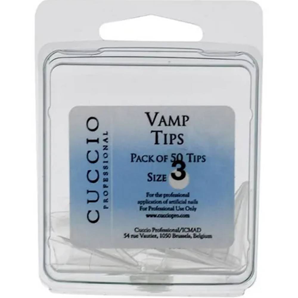 Vamp Tips 3 Acrylic Nails by Cuccio Pro 50 pcs | UAE