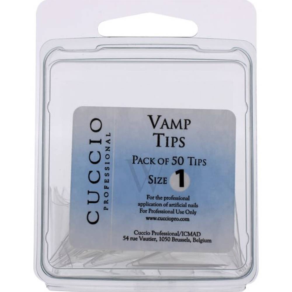 Vamp Tips 1 Acrylic Nails by Cuccio Pro 50 pcs | UAE