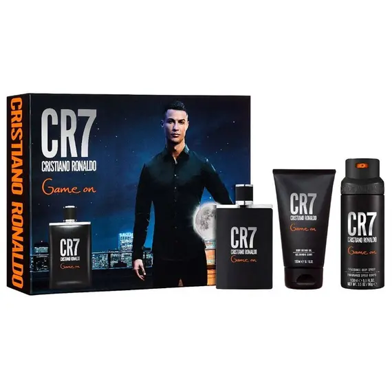 CR7 غام أون + جل استحمام + بخاخ للجسم