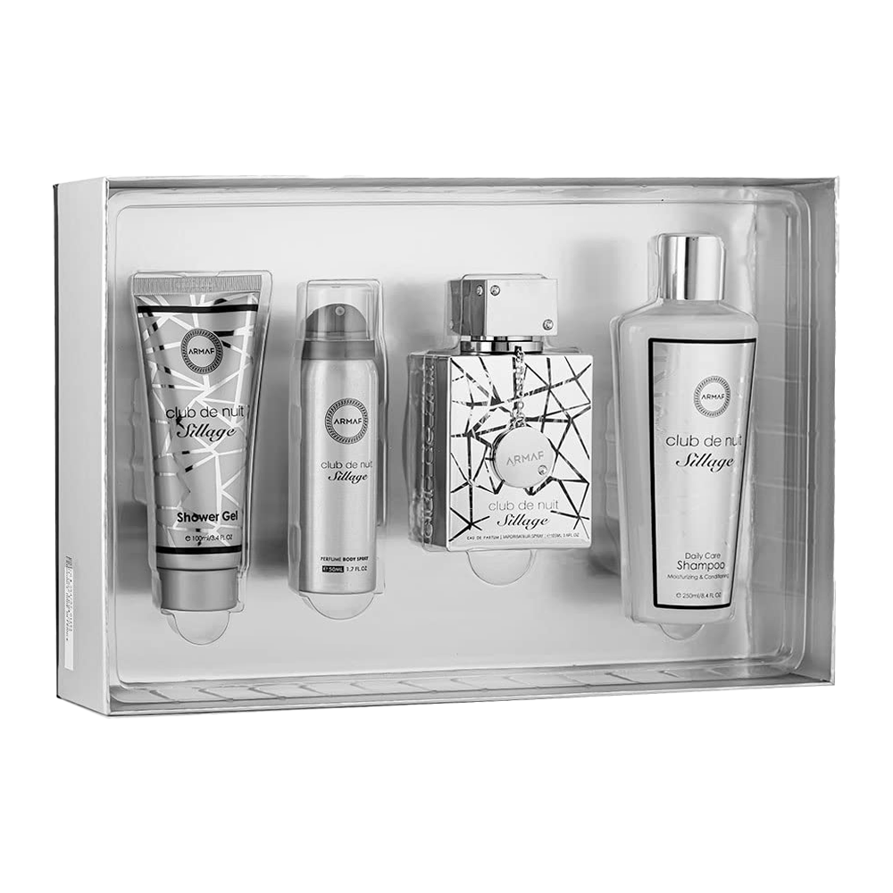 Club De Nuit Sillage + Bs + shower gel + Shampoo by Armaf…
