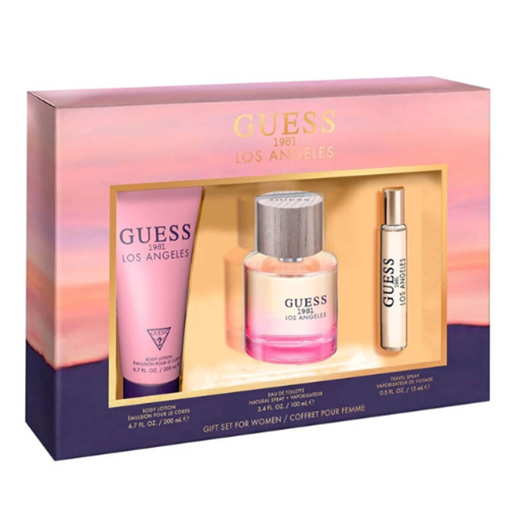 1981 لوس أنغيليس + لوشن للجسم من Guess Eau de Toilette 10…