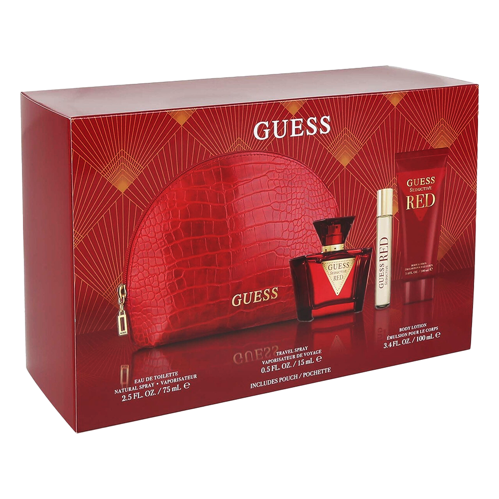 Seductive Red + body lotion? + ?Pouch by Guess Eau de Toi…