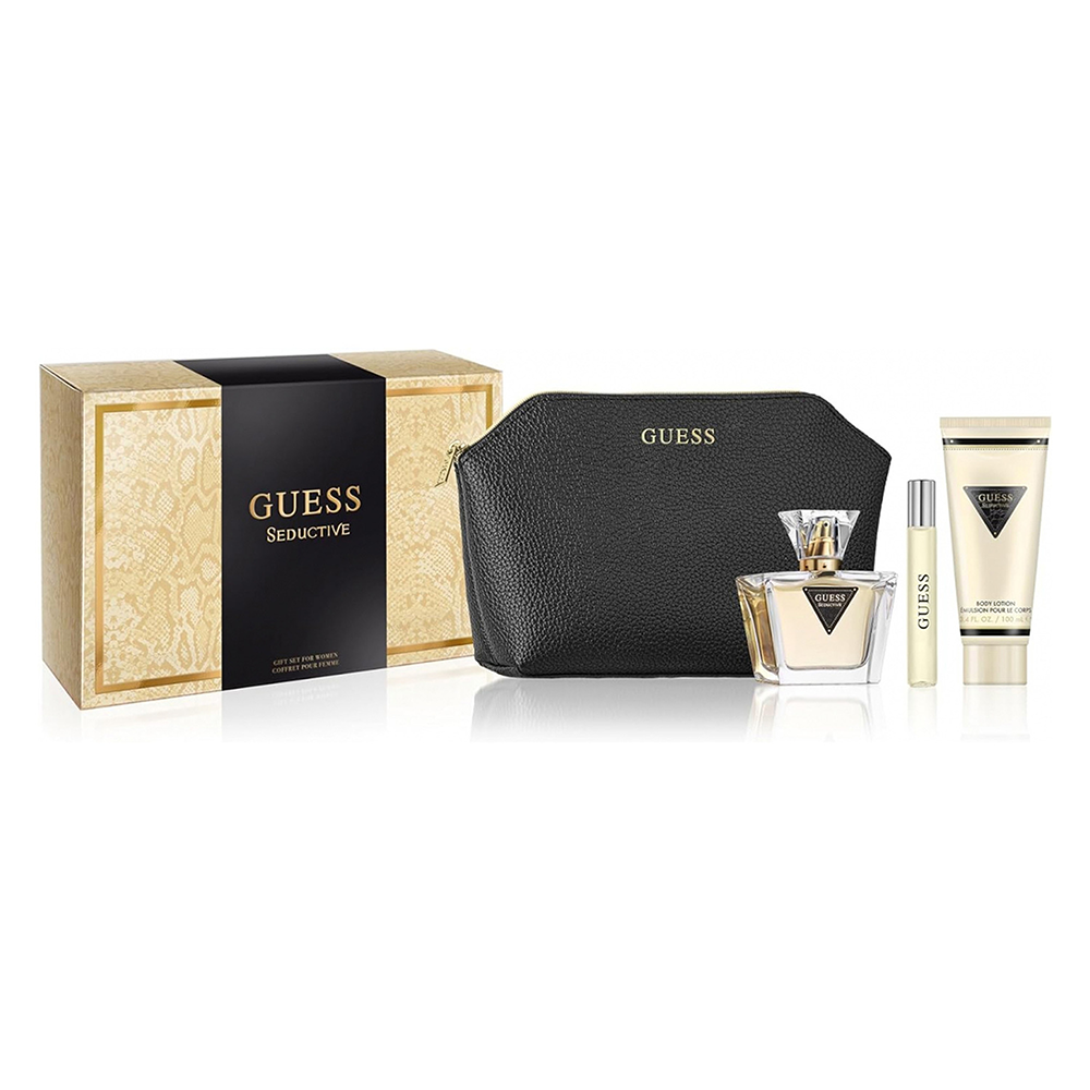 سيدكتيف + لوشن للجسم + حقيبة صغيرة من Guess Eau de Toilet…