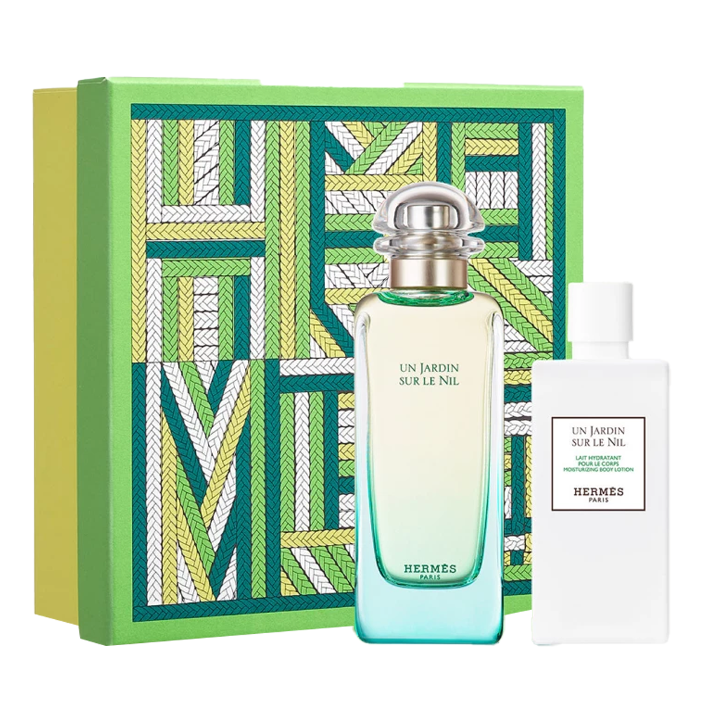 أن جاردان سور لو نيل + لوشن للجسم من Hermes Eau de Toilet…