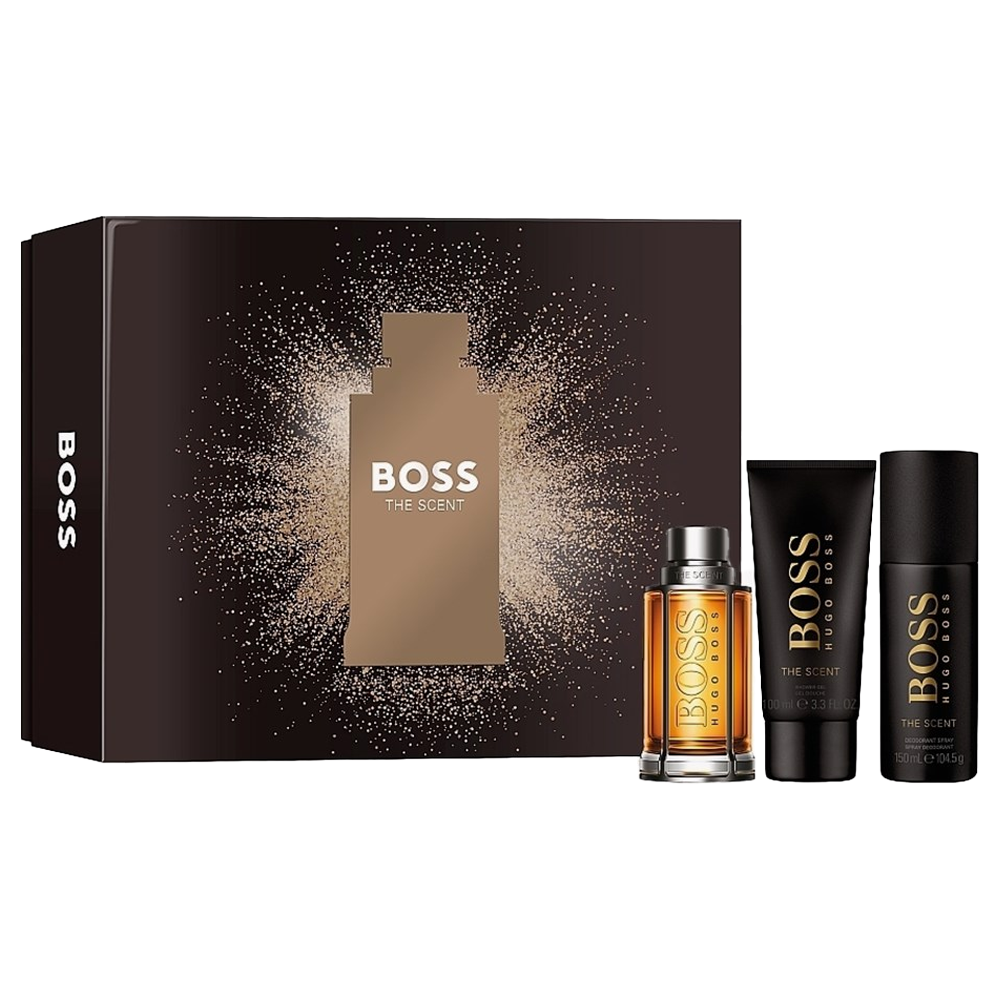 Boss The Scent + shower gel + Deodorant Spray by Hugo Bos…