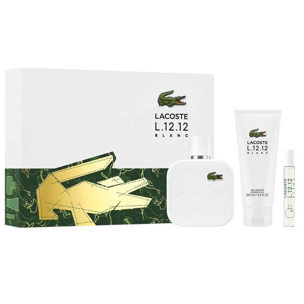 أو دي لاكوست L.12.12 وايت + جل استحمام من Lacoste Eau de…