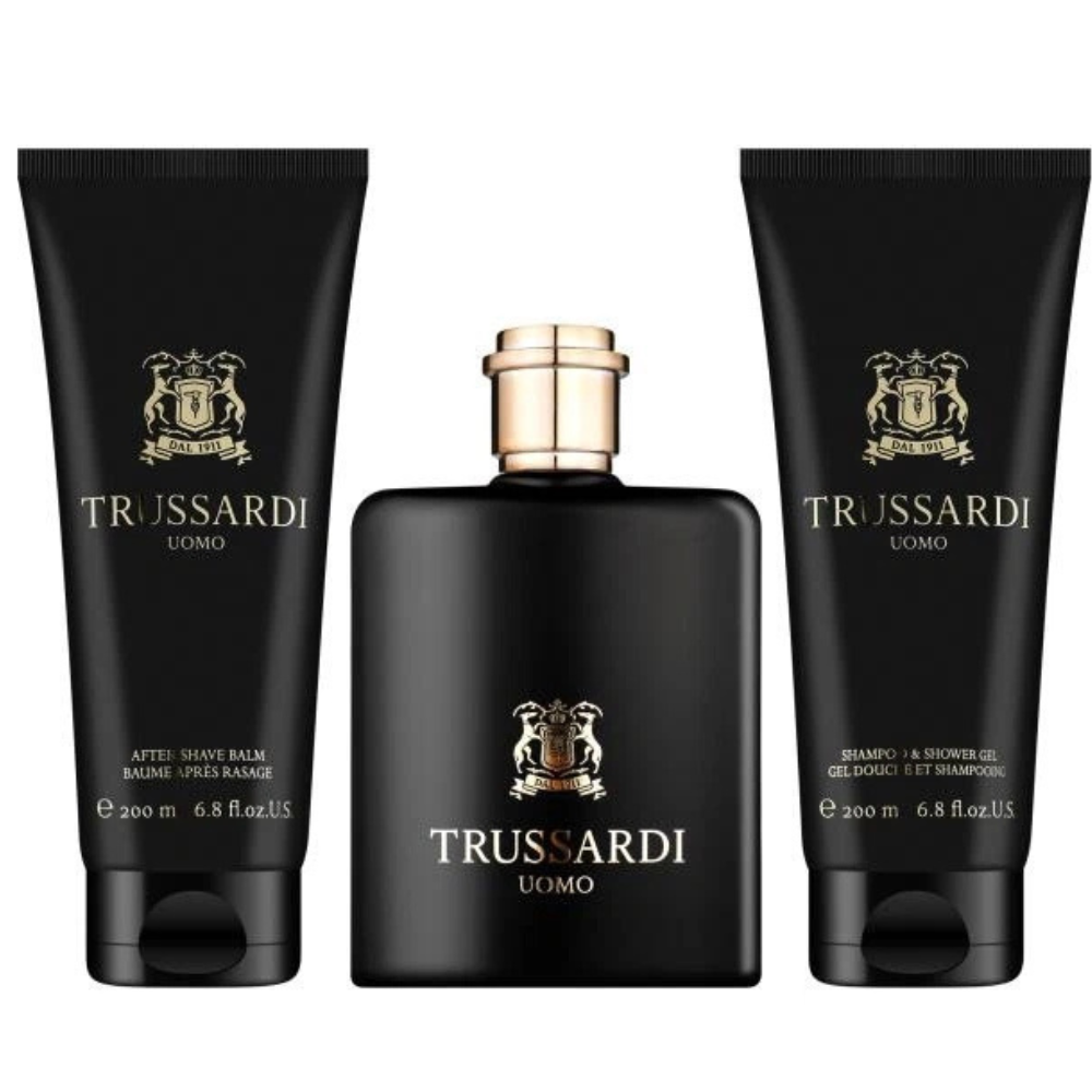 Uomo + After shave balm + Shampoo & shower gel by Trussar…