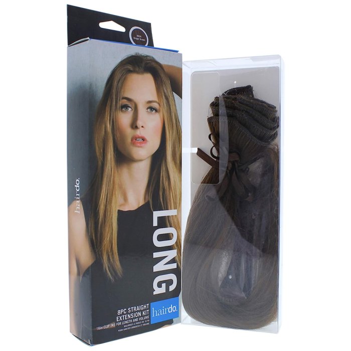 Long R830 Ginger Brown Straight Extension Kit