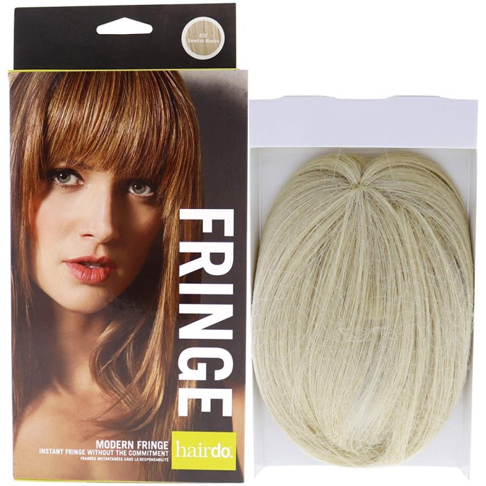 Modern Fringe R22 Swedish Blonde Instant Fringe by Hairdo…