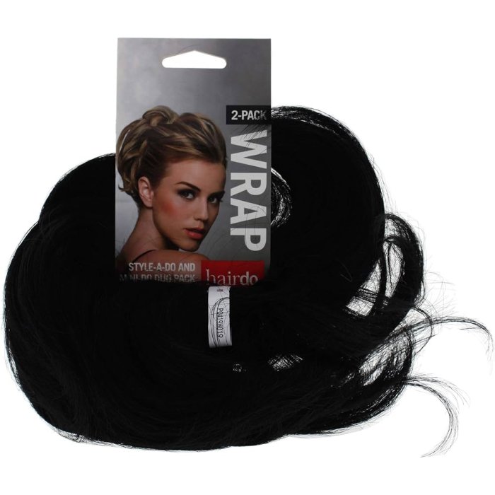 Wrap Black Style A Do & Mini Do Wrap 2Pack by Hairdo | UAE