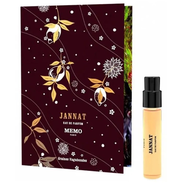 Graines Vagabondes Jannat by Memo Eau de Parfum 1.5 ml | UAE