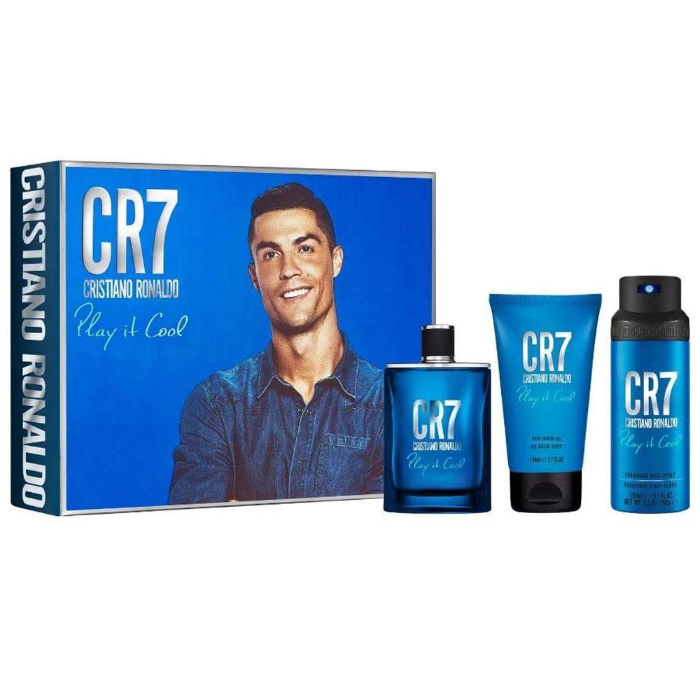 CR7 بلاي يت كول + جل استحمام + بخاخ للجسم