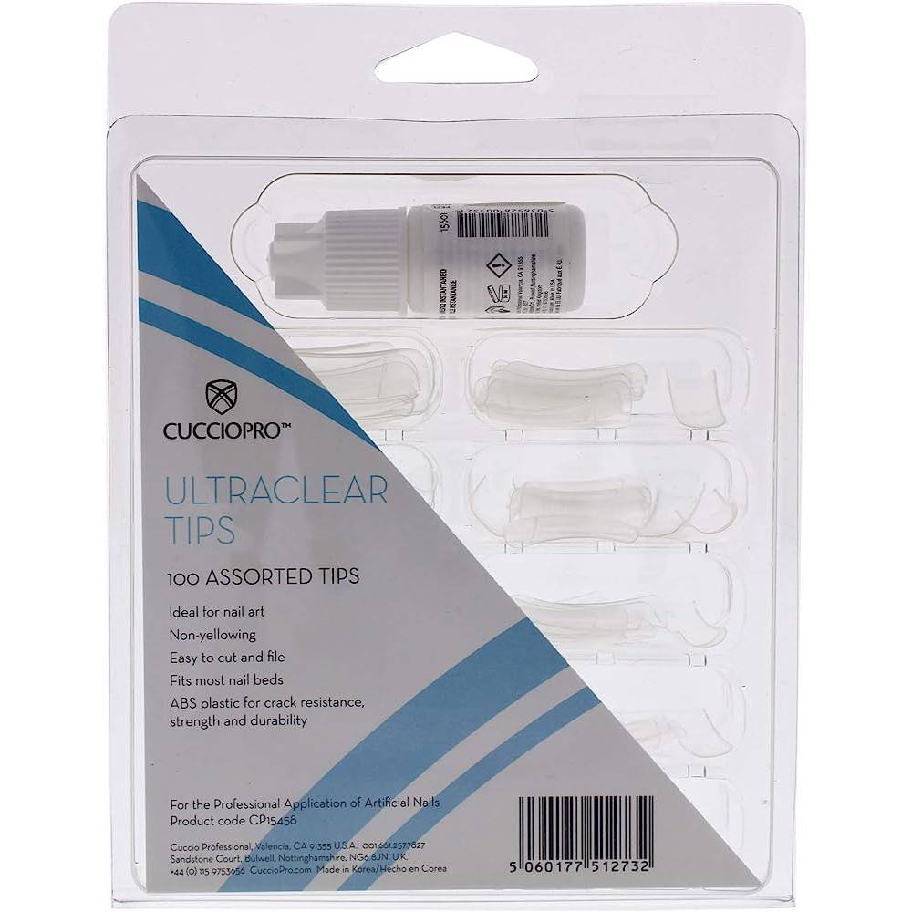 Pro Ultra Clear Tips Acrylic Nails