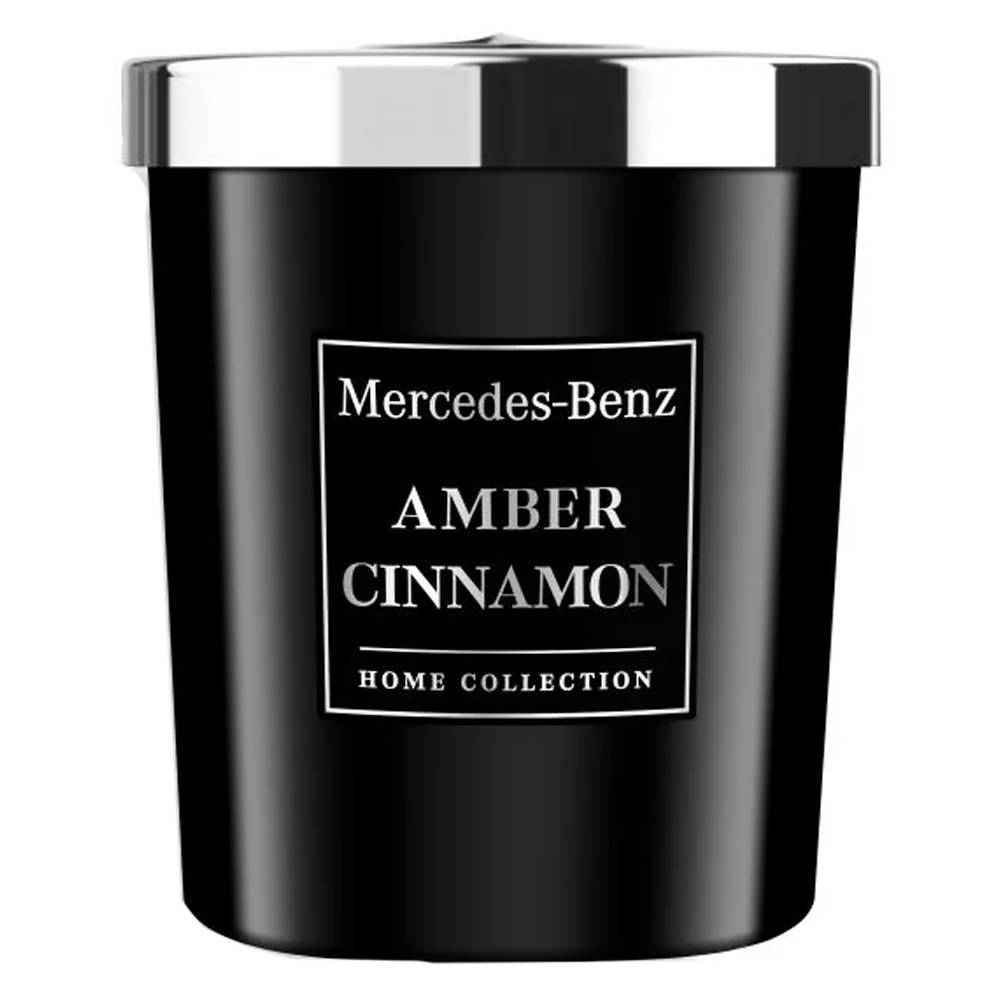 Amber Cinnamon Scented Candle by Mercedes Benz 180 g | UAE
