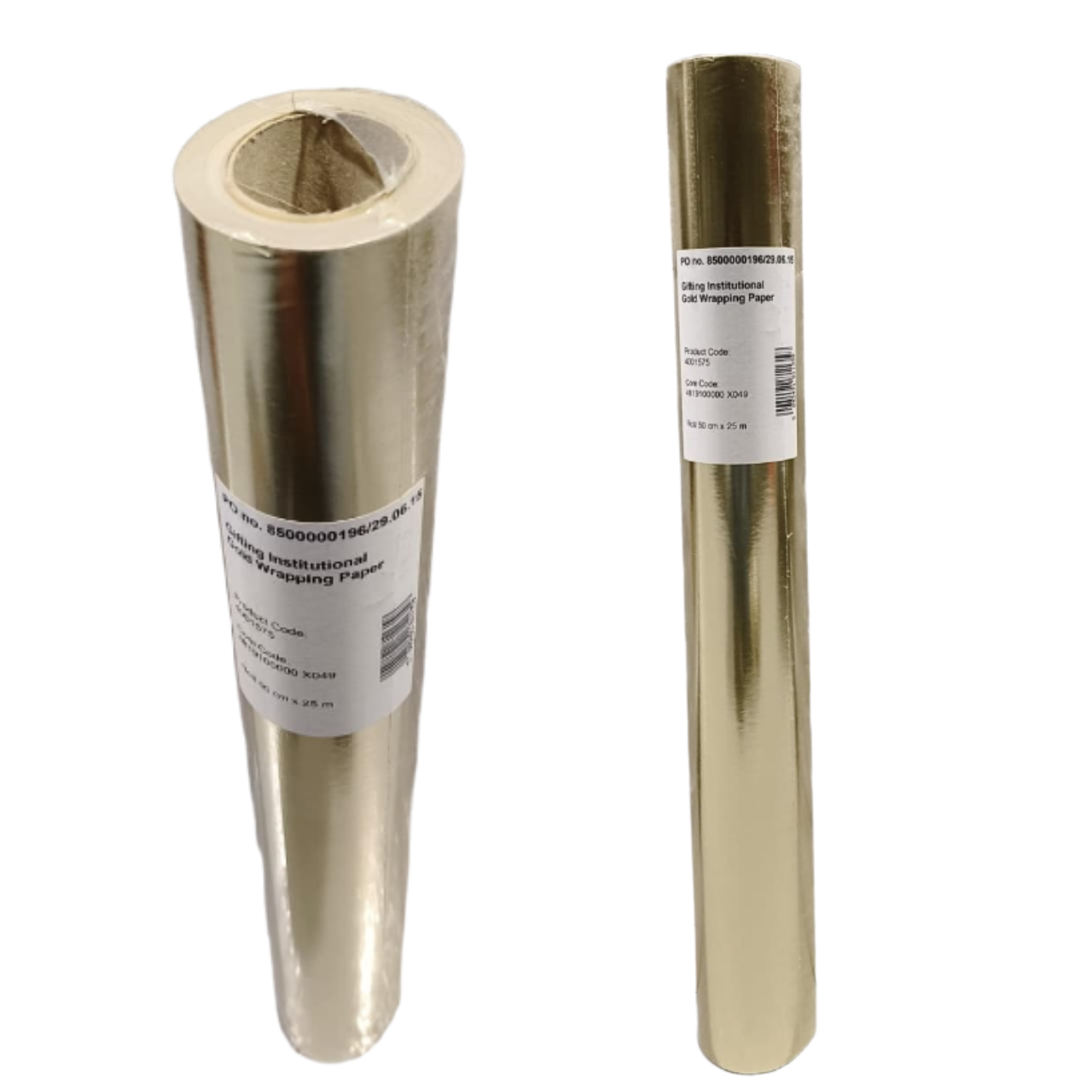 Gold Wrapping Paper Roll Paper Roll 50CM X 25M by GoldWel…