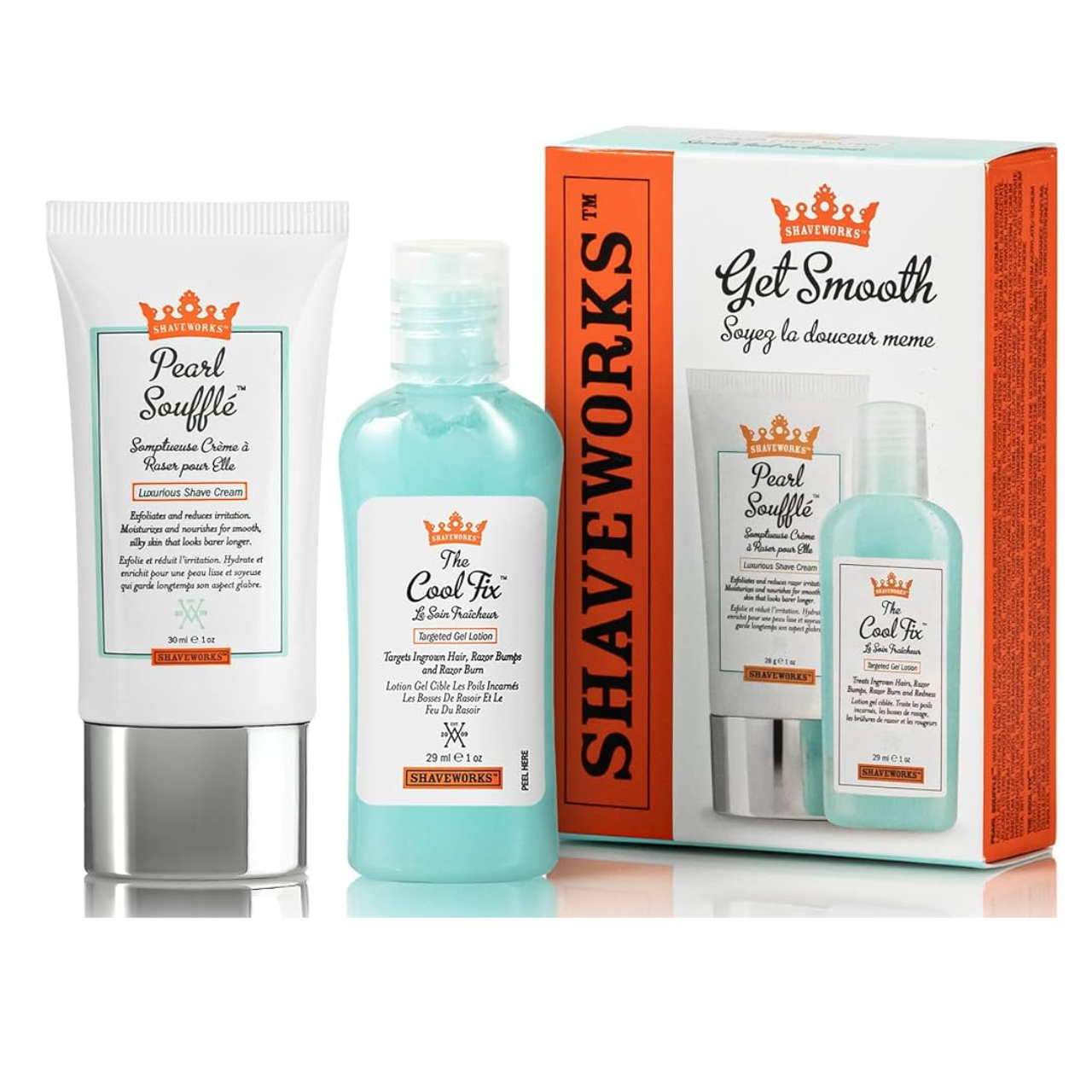 Pearl Souffle Targeted Gel Lotion + Shave Cream Shaving K…