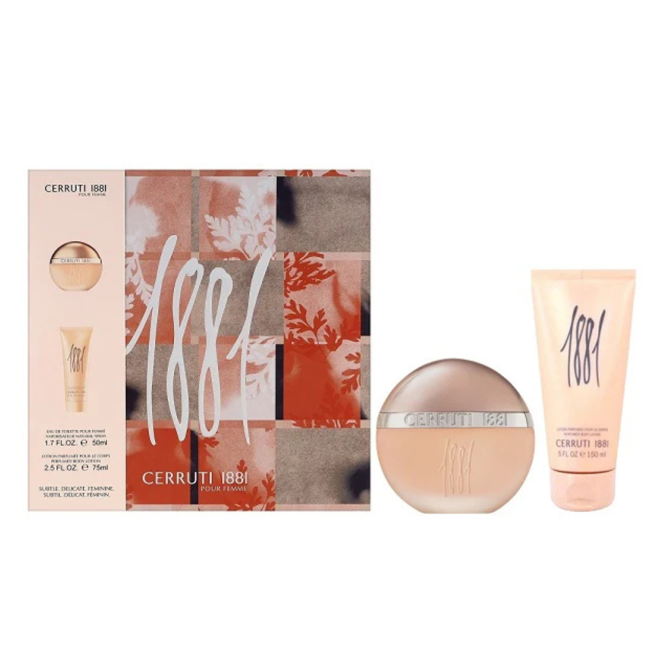 1881 + لوشن للجسم من Cerruti Eau de Toilette 50 ml | الإم…