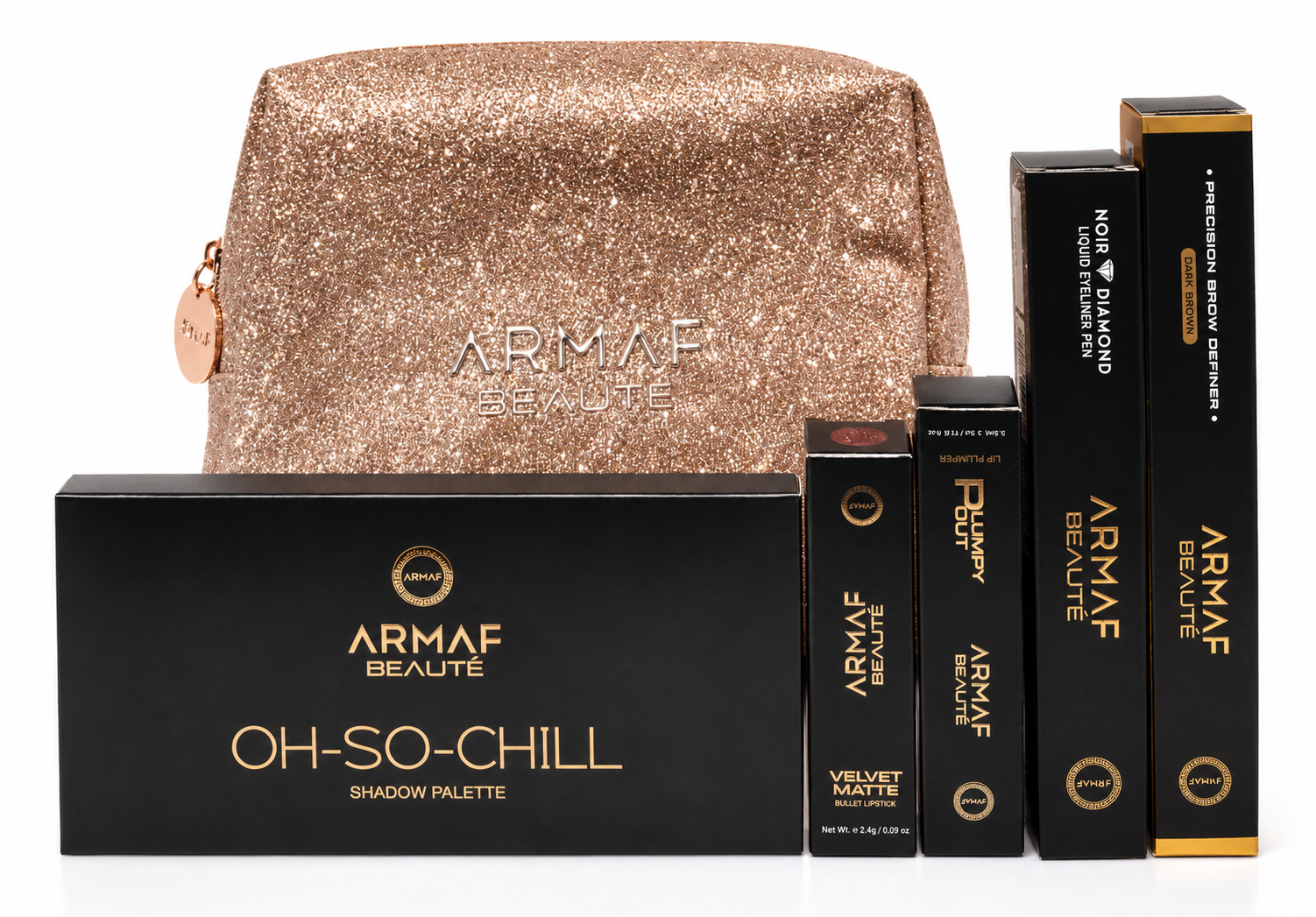 Beaute Ultimate Kit - S Palette - Oh-So-Chill + Lip Plumper + B D - D B + Velvet Ls - Camille + Liq Eyeliner Pen