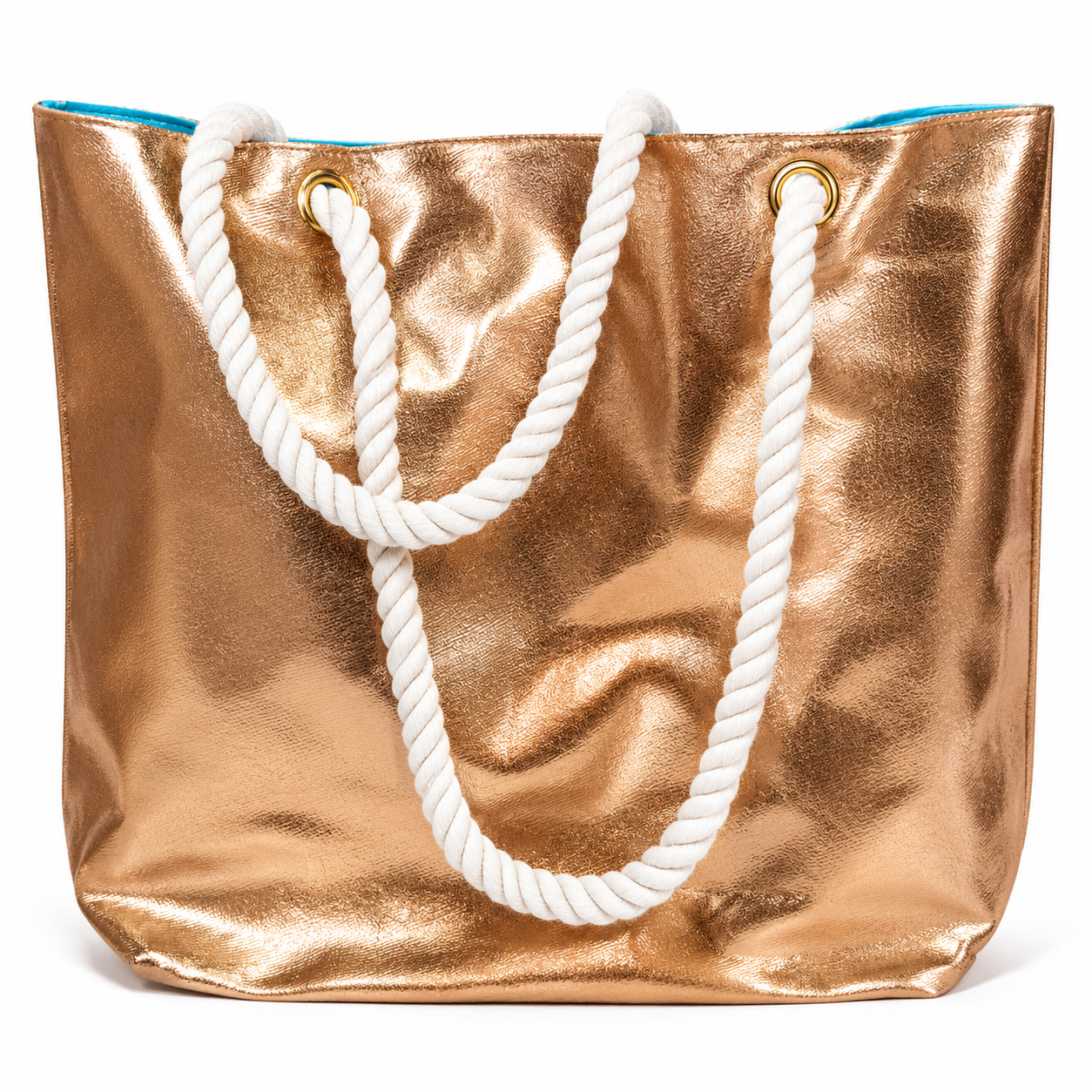 Women Shopping Golden Bag by Roberto Cavalli | UAE