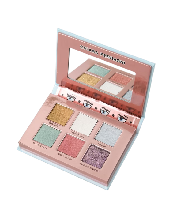 Chiara Ferragni Los Angeles Eyeshadow Kit 6 Colors | Bran…