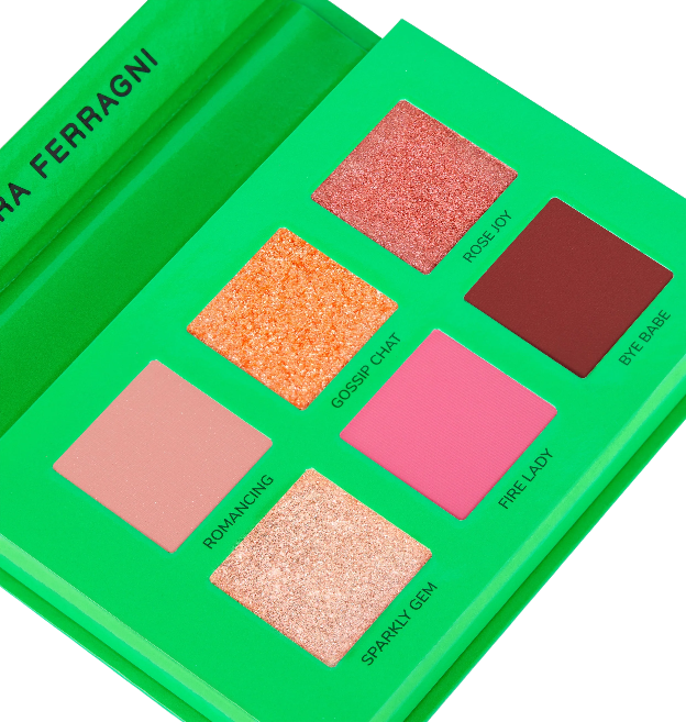 Chiara Ferragni Extreme Pink Eyeshadow Kit 6 Colors | Bra…